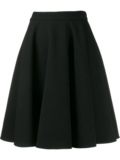 Dolce & Gabbana High Waisted Skirt In Black