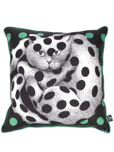 Fornasetti High Fidelity Silk Cushion (45cm X 45cm) In Multicolour