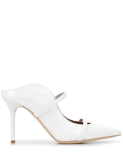 Malone Souliers Maureen Mules In White