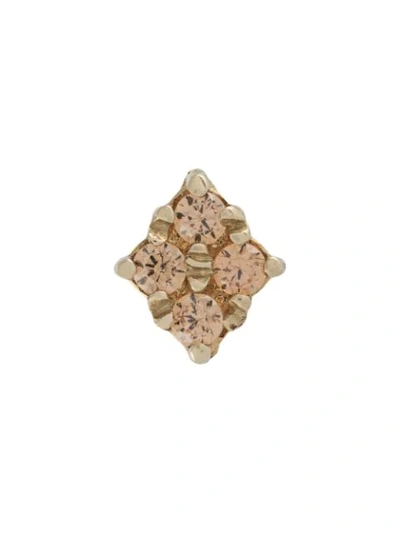 Lil Milan Stone-embellished Stud Earring In Gold