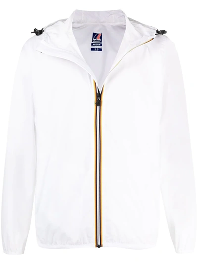 K-way R&d Le Vrai Claude 3.0 Light Windbreaker In White