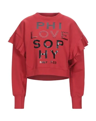 Philosophy Di Lorenzo Serafini Sweatshirt In Red