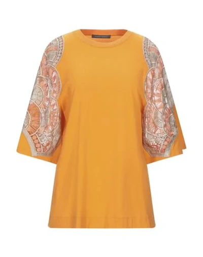 Alberta Ferretti T-shirts In Orange
