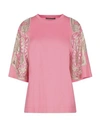 Alberta Ferretti T-shirts In Pink