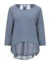 European Culture Sweatshirts In Slate Blue