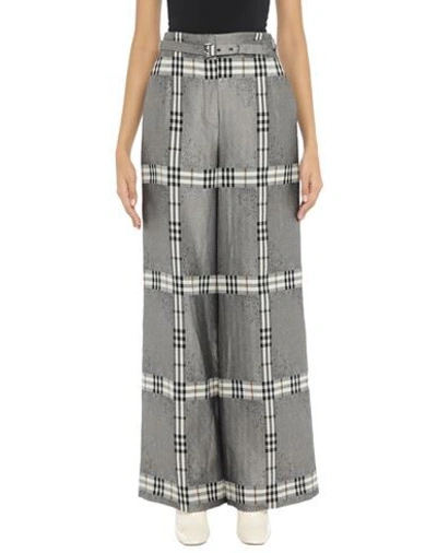 Alberta Ferretti Pants In Grey