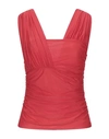 Pinko Tops In Red