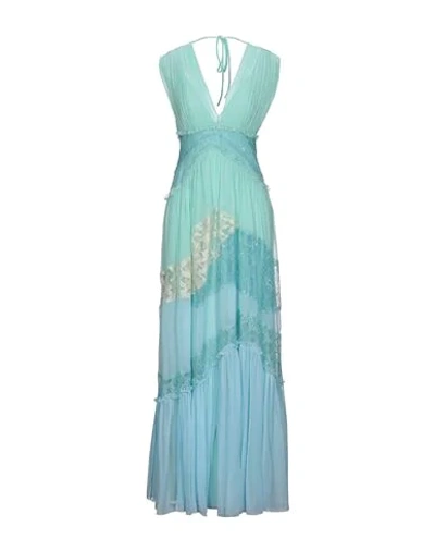 Alberta Ferretti Long Dresses In Light Green