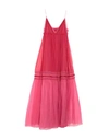 Alberta Ferretti Long Dresses In Fuchsia