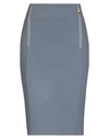 Cavalli Class Knee Length Skirts In Grey