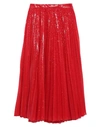 Msgm Long Skirts In Red