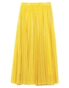 Msgm Long Skirts In Yellow