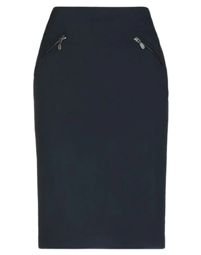 Belstaff Midi Skirts In Blue