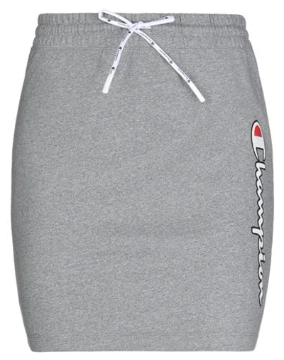 Champion Mini Skirts In Grey