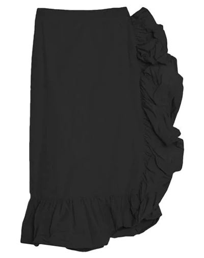 Ainea 3/4 Length Skirts In Black