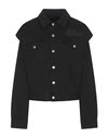 Mm6 Maison Margiela Denim Outerwear In Black