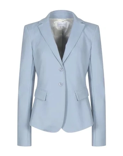 Patrizia Pepe Sartorial Jacket In Sky Blue