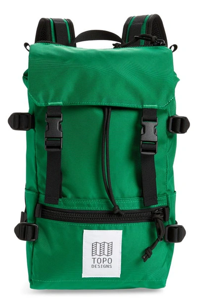 Topo Designs Mini Rover Backpack In Green/green