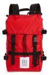 Topo Designs Mini Rover Backpack In Red/red