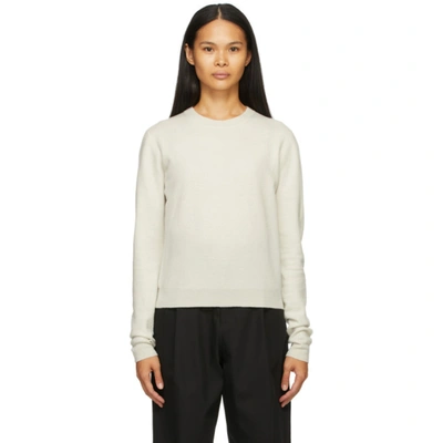 Studio Nicholson Off-white Homes Sweater In Milk