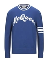 Alexander Mcqueen Sweater In Blue