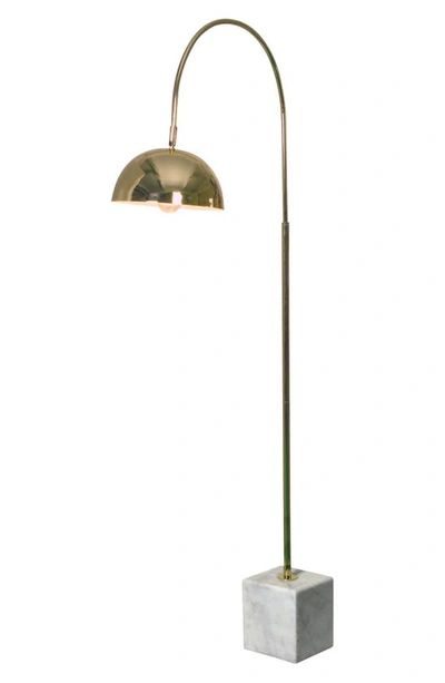 Renwil Polished Floor Lamp In Brass