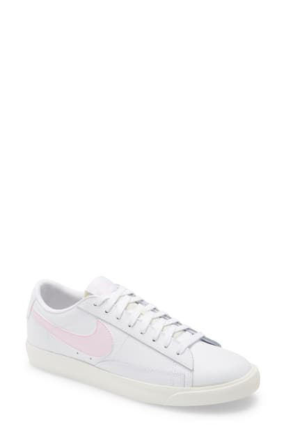 nike blazer low leather pink