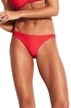 Seafolly Essentials Hipster Bikini Bottoms In Red