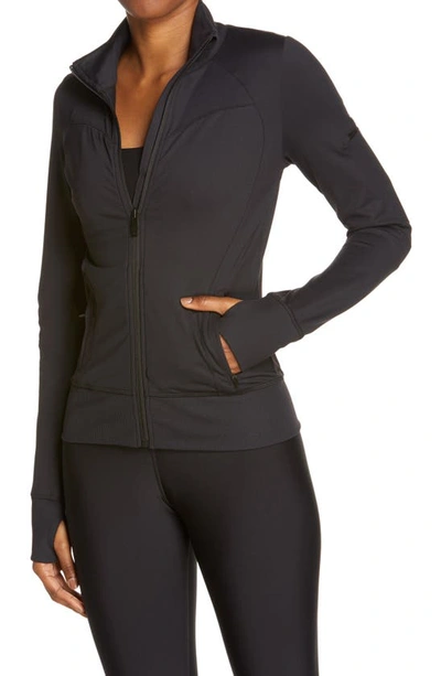 Alo Yoga Contour Zip-up Jacket In Black