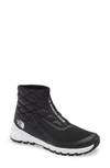 The North Face Thermoball Progressive Zip Bootie In Tnfblack/ Tnfwht