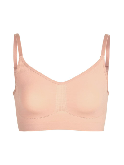 Never Say Never Soire lace-trimmed mesh soft-cup bra