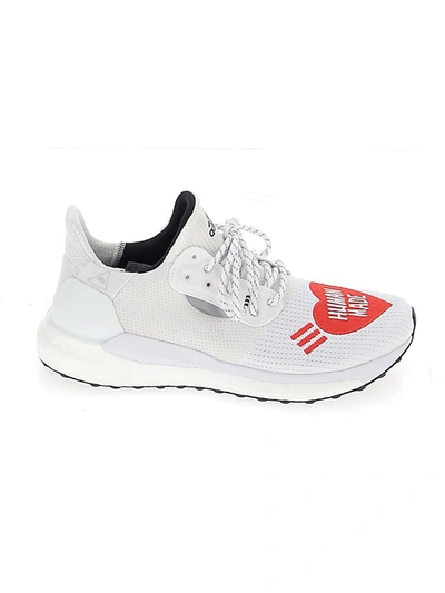Adidas Originals By Pharrell Williams Adidas By Pharrell Williams X The Human Made Solar Hu Glide Sneakers In White