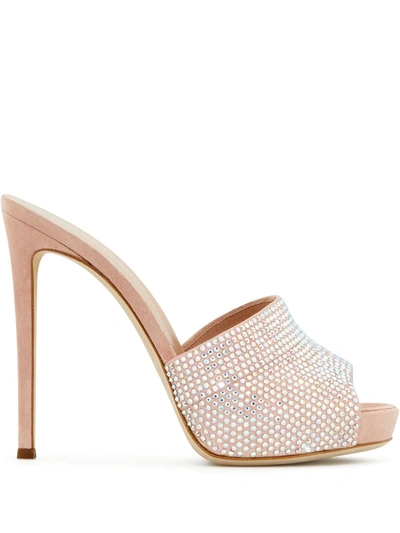 Giuseppe Zanotti Isidora 120mm Sandals In Pink