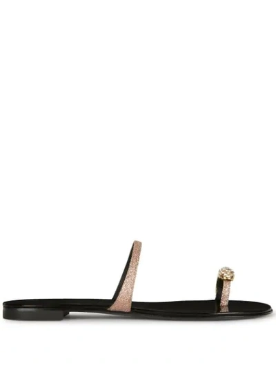 Giuseppe Zanotti Ring Toe-strap Sandals In Pink