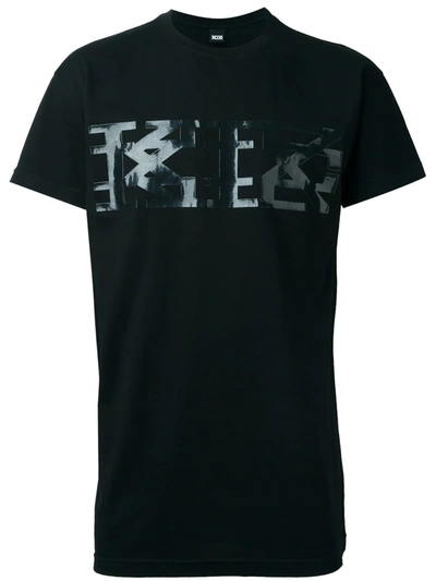 Ktz Logo Print T-shirt In Black