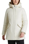 Woolrich Arctic Hooded Down Parka In White Stone