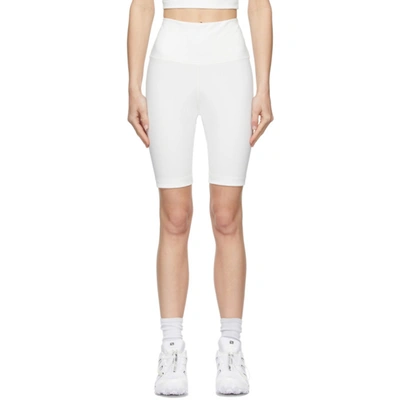 Wardrobe.nyc White Bike Shorts