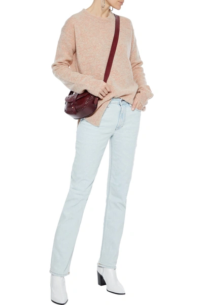 Acne Studios South High-rise Straight-leg Jeans In Light Denim