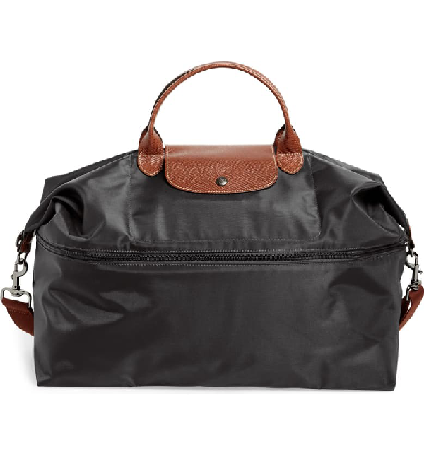longchamp le pliage expandable travel duffel nylon weekender