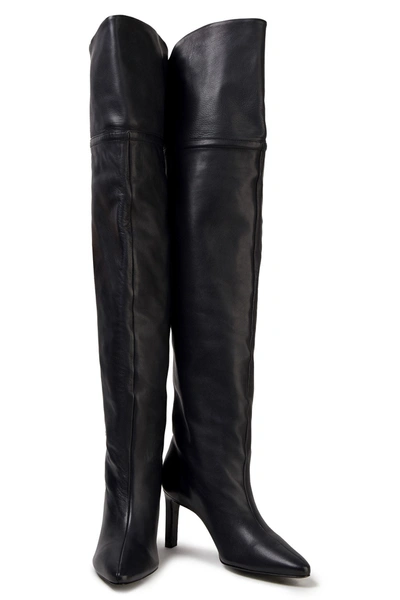 Zimmermann Leather Over-the-knee Boots In Black