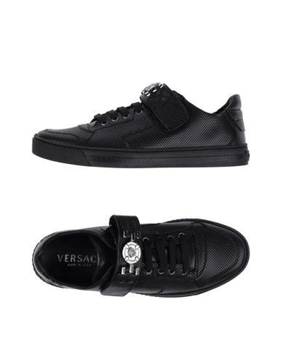 Versace Sneakers In Black