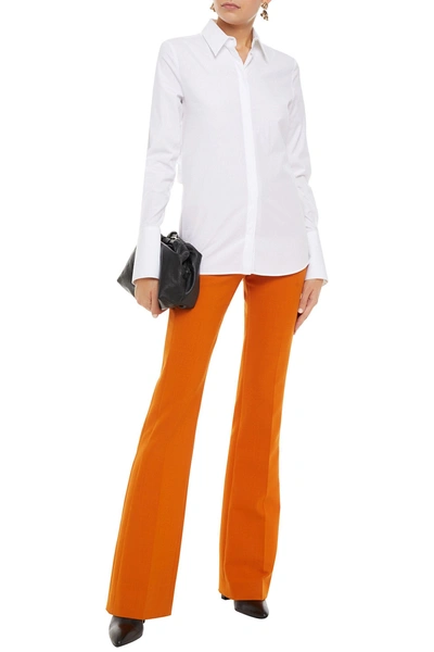 Victoria Victoria Beckham Cotton-poplin Shirt In White