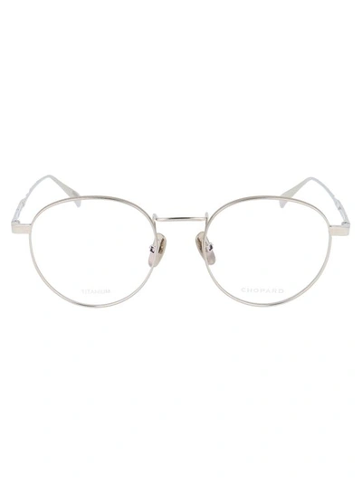 Chopard Vchc77m Glasses In 0579 Shiny Palladium