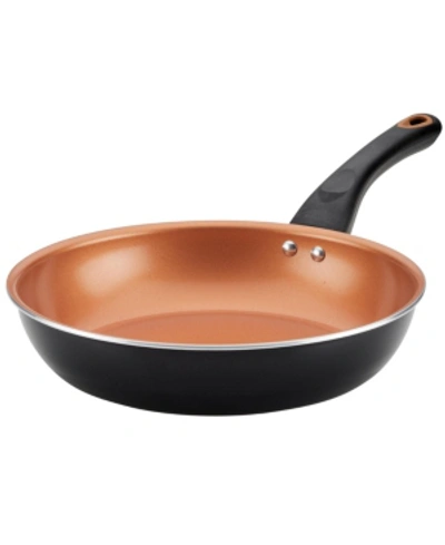 Farberware Glide Copper Ceramic Nonstick 10" Skillet In Black