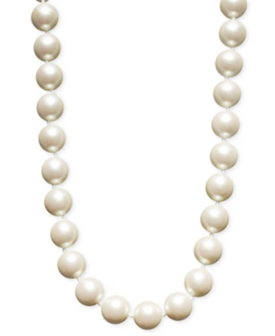 Charter Club Imitation 14mm Pearl Collar Necklace, Created For Macy's In White