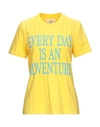 Alberta Ferretti T-shirts In Yellow