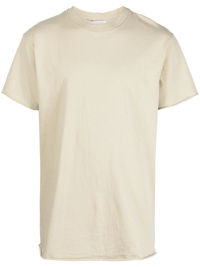 John Elliott University Raw-edge T-shirt In Vintage White