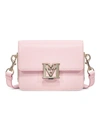 Mcm Women's Mena Leather Shoulder Bag In Powder Pink
