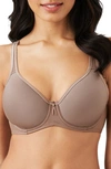 Wacoal Basic Beauty Spacer Underwire T-shirt Bra In Deep Taupe