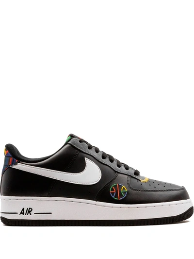 Nike Air Force 1 Live Together Play Together (peace) Sneakers In Black